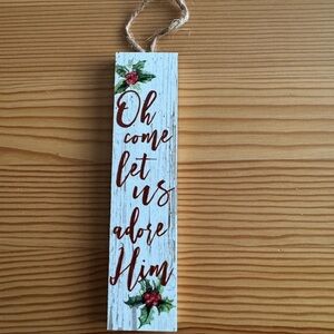 Wood Christmas Ornament